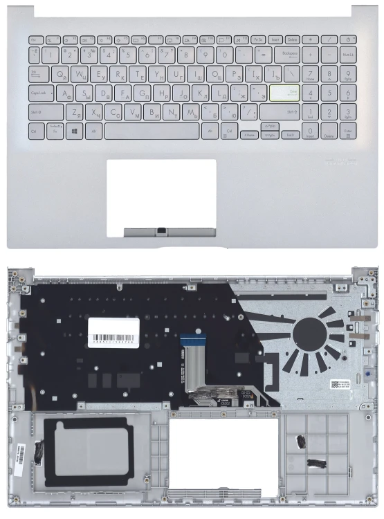 Топкейс для Asus VivoBook X513E серебристый