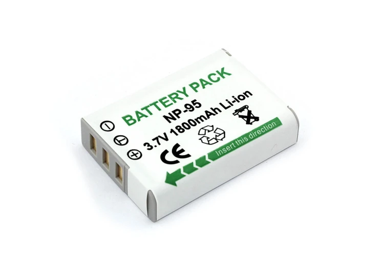 Аккумуляторная батарея для фотоаппарата FujiFilm FinePix F30 (NP-95) 3.7V 1800mAh Li-ion
