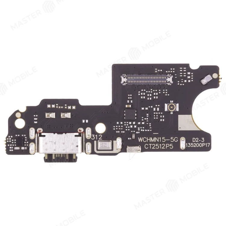 Нижняя плата для Xiaomi Poco M8 5G (25118PC98G) с комп. + разъем зарядки + микрофон