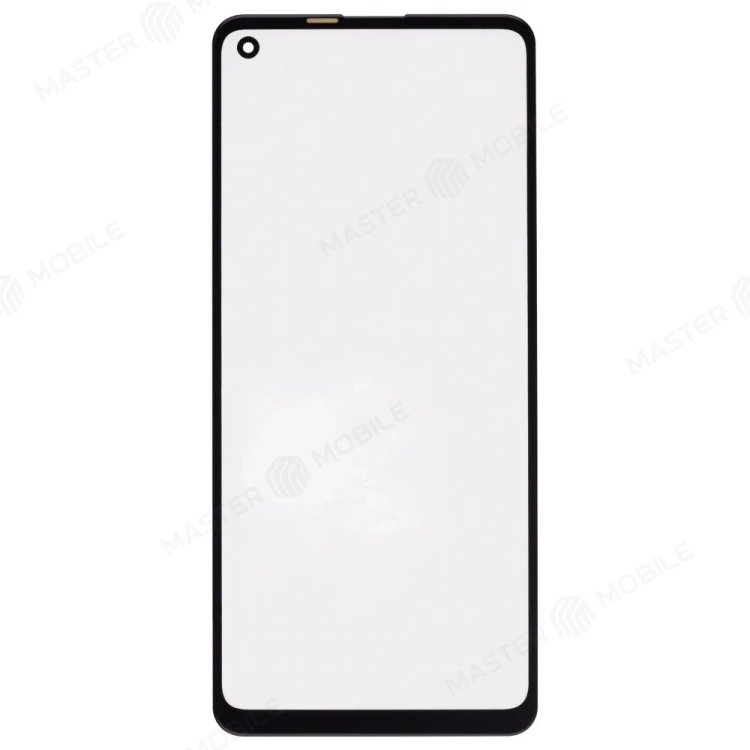 Стекло модуля для Samsung A217 Galaxy A21s + OCA (черный)
