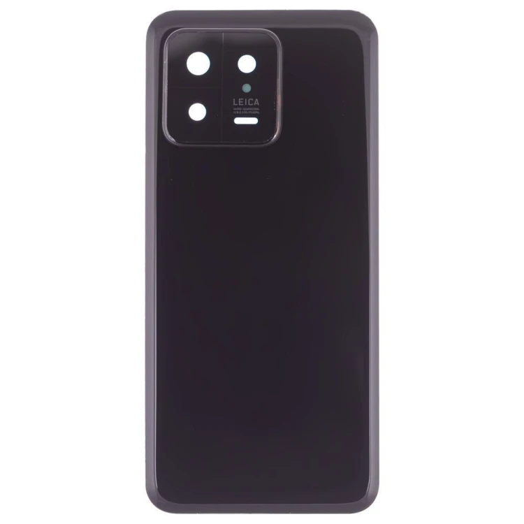 Задняя крышка для Xiaomi 13 (2211133G) (черный) (в сборе со стеклом камеры)