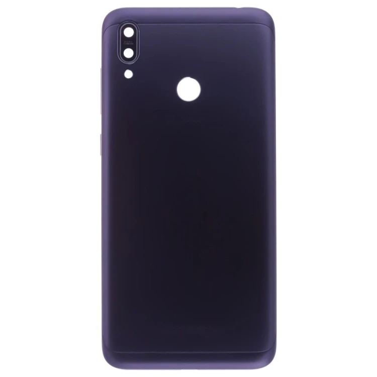 Задняя крышка для Asus ZenFone Max M2 (ZB633KL) (черный) (в сборе со стеклом камеры)