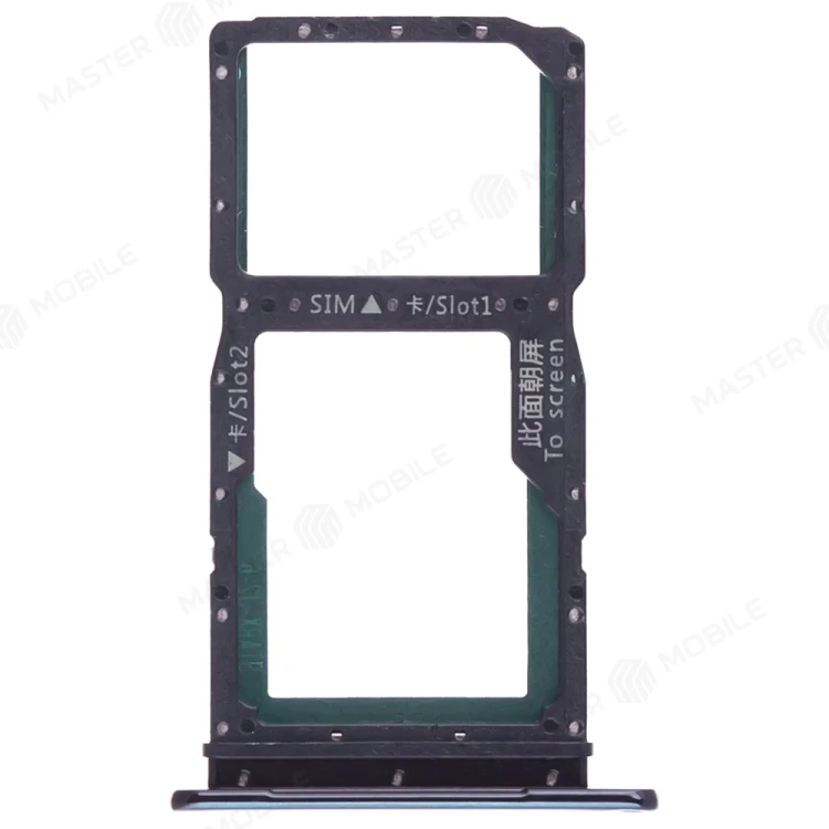 Держатель сим-карты для Huawei P Smart Z (STK-LX1) / Y9 Prime 2019 (зеленый)
