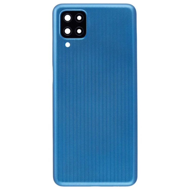 Задняя крышка для Samsung M127 Galaxy M12 (зеленый) (в сборе со стеклом камеры)