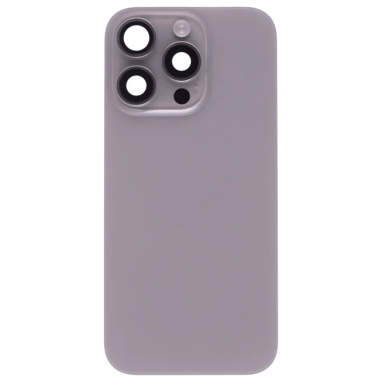 Задняя крышка для Apple iPhone 16 Pro (титановый) (в сборе) (ORIG100) (Снятый) (возможен дефект ЛКП)