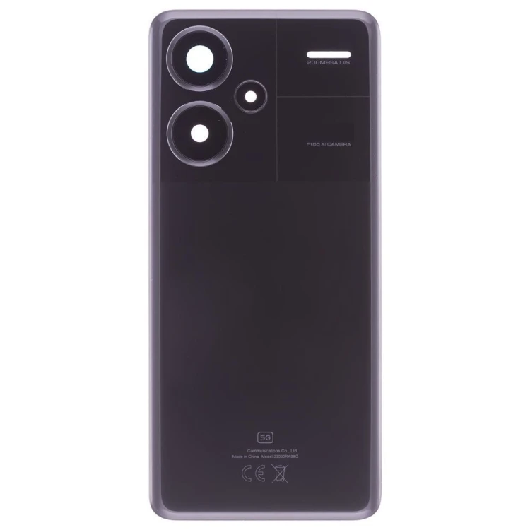 Задняя крышка для Xiaomi Redmi Note 13 Pro+ 5G (23090RA98C) (черный) (в сборе со стеклом камеры) (ORIG100)
