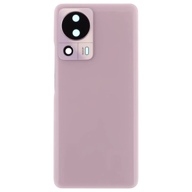 Задняя крышка для Xiaomi 13 Lite (2210129SG) (розовый) (в сборе со стеклом камеры)