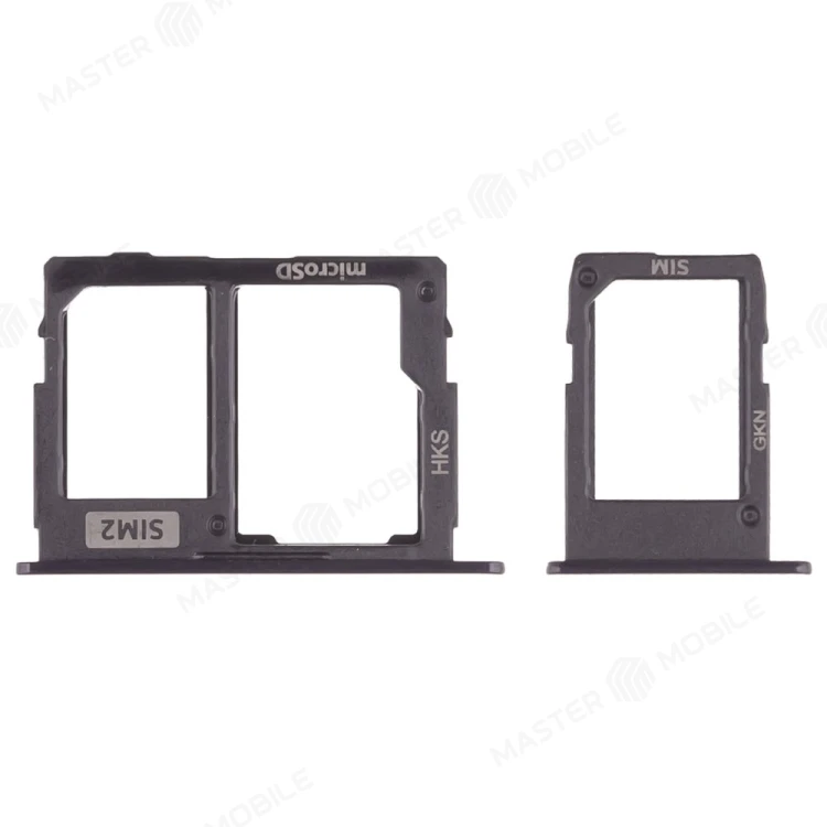 Держатель сим-карты для Samsung J330 Galaxy J3 (2017) / J530 Galaxy J5 (2017) / J730 Galaxy J7 (2017) (черный)