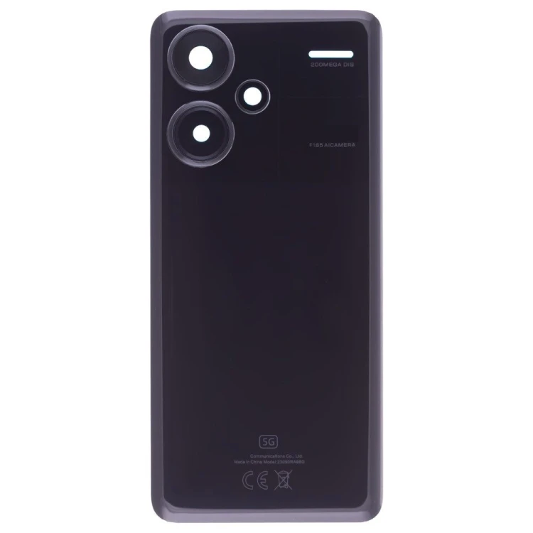 Задняя крышка для Xiaomi Redmi Note 13 Pro+ 5G (23090RA98C) (черный) (в сборе со стеклом камеры)