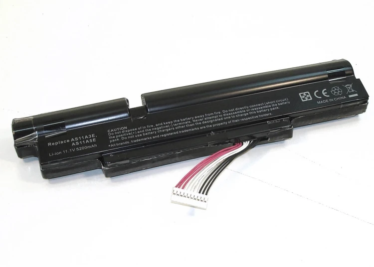 Аккумуляторная батарея для ноутбука Acer Aspire 3830 (AS11A3E) 11.1V 5200mAh OEM черная