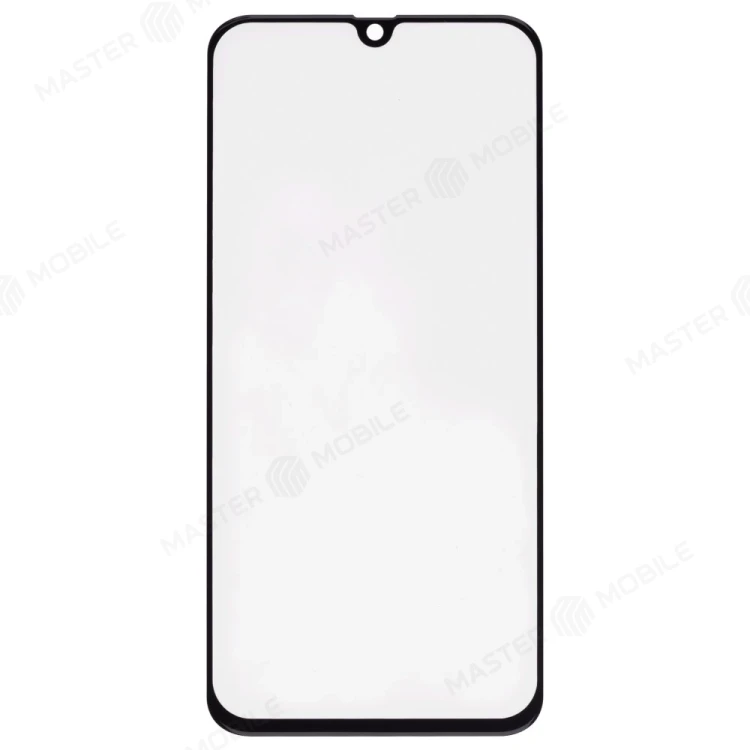 Стекло модуля для Samsung A405 Galaxy A40 + OCA (черный)