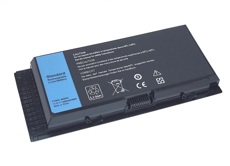 Аккумуляторная батарея для ноутбука Dell M4600 11.1V 5200mAh черная OEM