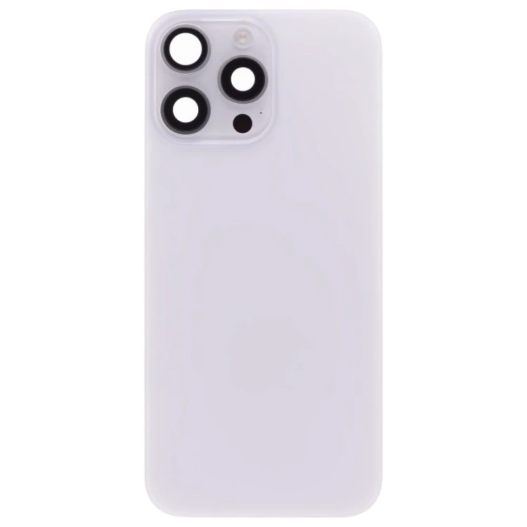 Задняя крышка для Apple iPhone 16 Pro Max (белый) (в сборе) (ORIG100) (Снятый) (возможен дефект ЛКП)