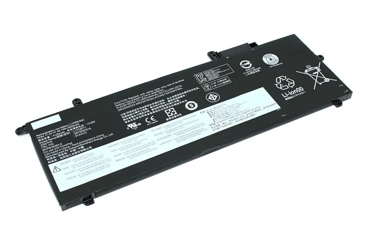 Аккумуляторная батарея для ноутбука Lenovo ThinkPad X280 (L17L6P71) 11.4V 3900mAh