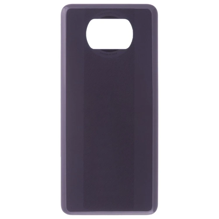 Задняя крышка для Xiaomi Poco X3 / Poco X3 NFC (M2007J20CG) / Poco X3 Pro (M2102J20SG) (серый)