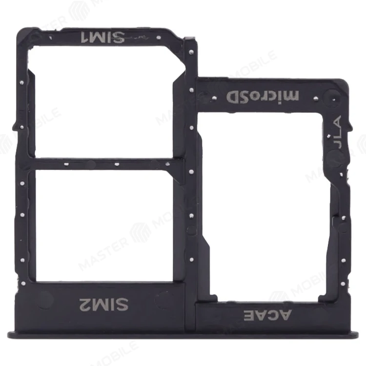 Держатель сим-карты для Samsung A315 Galaxy A31 / A405 Galaxy A40 (черный)