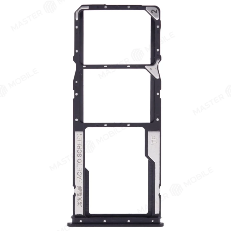 Держатель сим-карты для Xiaomi Redmi Note 11 4G (2201117TY/G) / Redmi Note 11S 4G (2201117SY/G) (черный)
