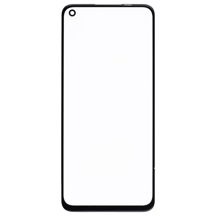 Стекло модуля для Realme 8i (RMX3151) / 9i (RMX3491) / Narzo 50 4G (RMX3286) / OPPO A96 (CPH2333) + OCA (черный) (Premium)