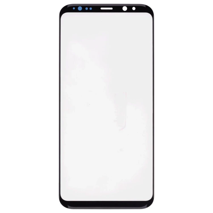 Стекло модуля для Samsung G955 Galaxy S8+ + OCA (черный) (Musttby)