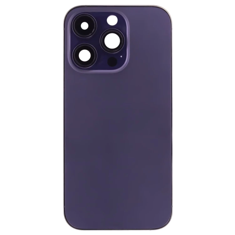 Корпус для Apple iPhone 14 Pro (фиолетовый) (в сборе) (ORIG100) (Снятый) (возможен дефект ЛКП)