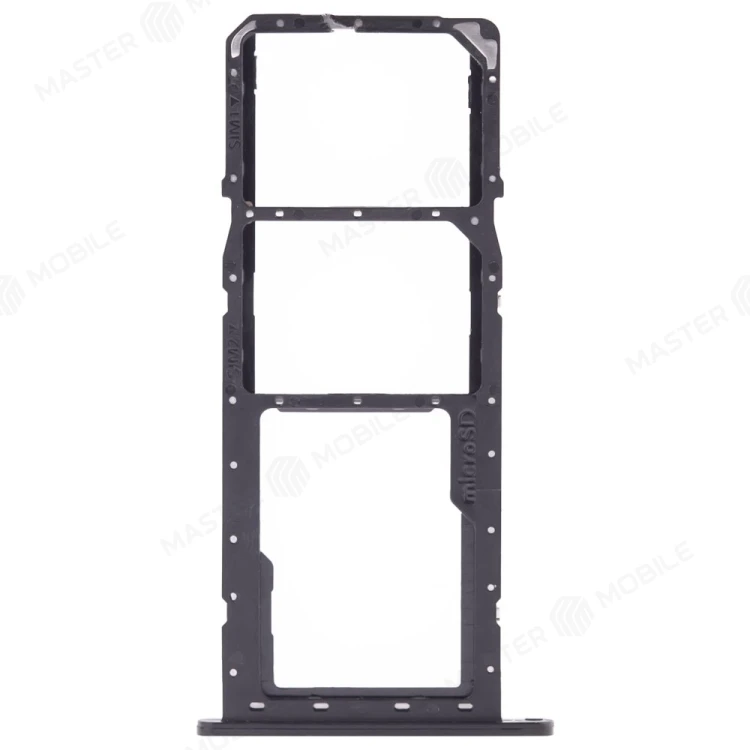 Держатель сим-карты для Samsung A015 Galaxy A01 / M015 Galaxy M01 (черный)