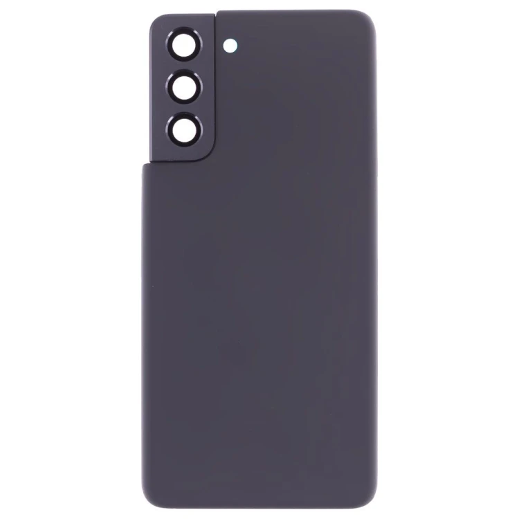 Задняя крышка для Samsung G991 Galaxy S21 (серый) (в сборе со стеклом камеры)