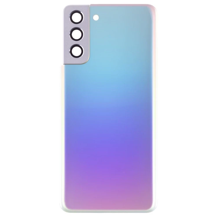 Задняя крышка для Samsung G996 Galaxy S21+ (серебристый) (в сборе со стеклом камеры)