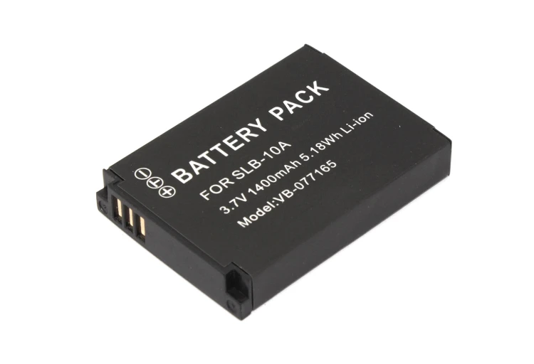 Аккумуляторная батарея для фото и видеокамеры Samsung Digimax ES (SLB-10A) 3.7V 1400mAh Li-ion