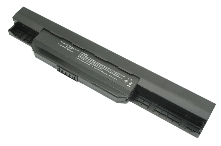 Аккумуляторная батарея для ноутбука Asus K53 (A32-K53) 10.8V 5200mAh OEM черная