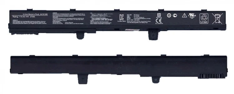 Аккумуляторная батарея для ноутбука Asus X441CA X551CA (A31N1319, A41N1308) 14.4V 37Wh черная
