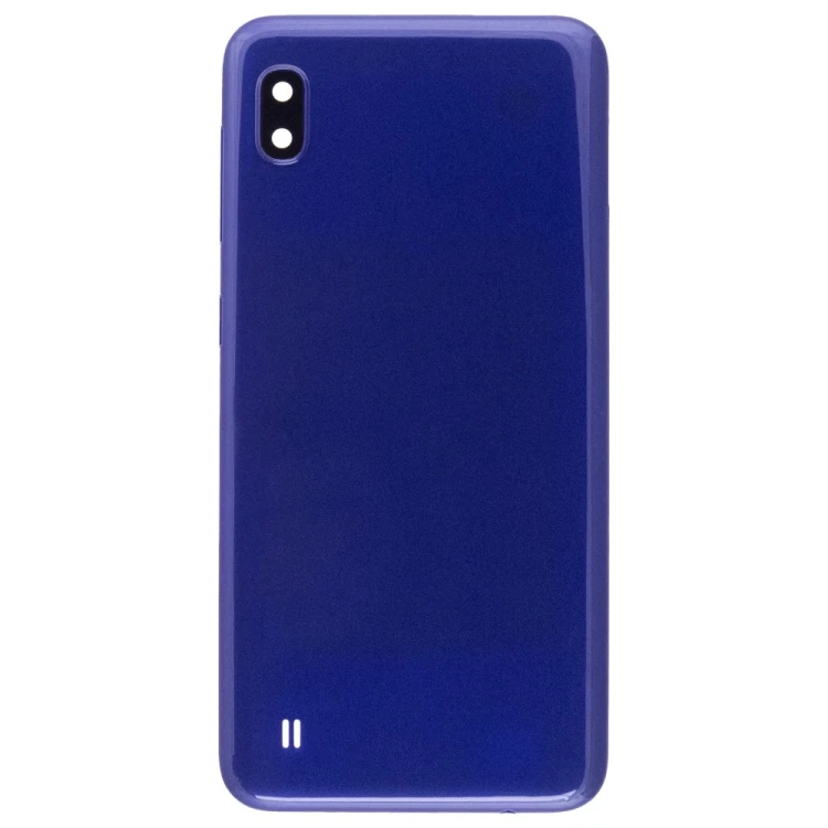 Задняя крышка для Samsung A105 Galaxy A10 (синий) (в сборе со стеклом камеры)