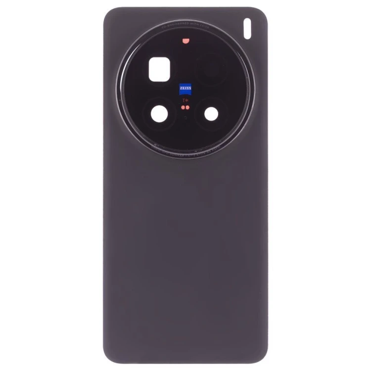 Задняя крышка для Vivo X200 Pro (V2413) (черный) (в сборе со стеклом камеры)