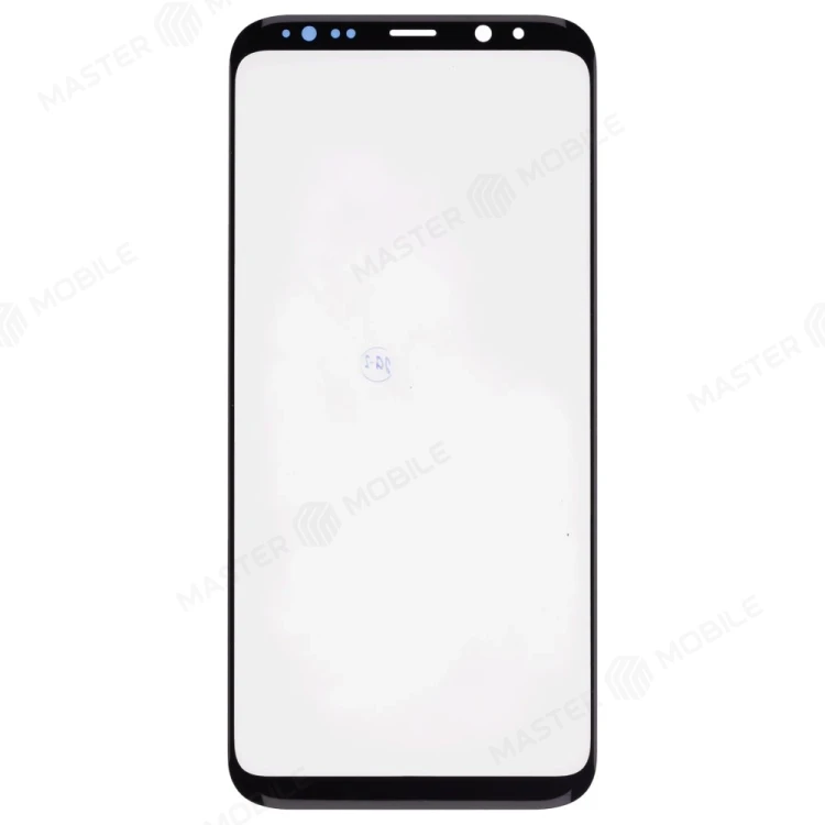 Стекло модуля для Samsung G955 Galaxy S8+ + OCA (черный)