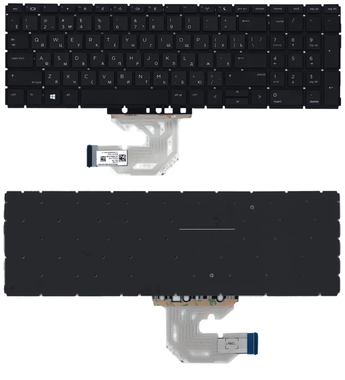 Клавиатура для ноутбука HP 450 G6 черная