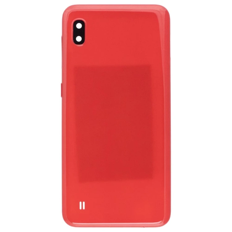 Задняя крышка для Samsung A105 Galaxy A10 (красный) (в сборе со стеклом камеры)
