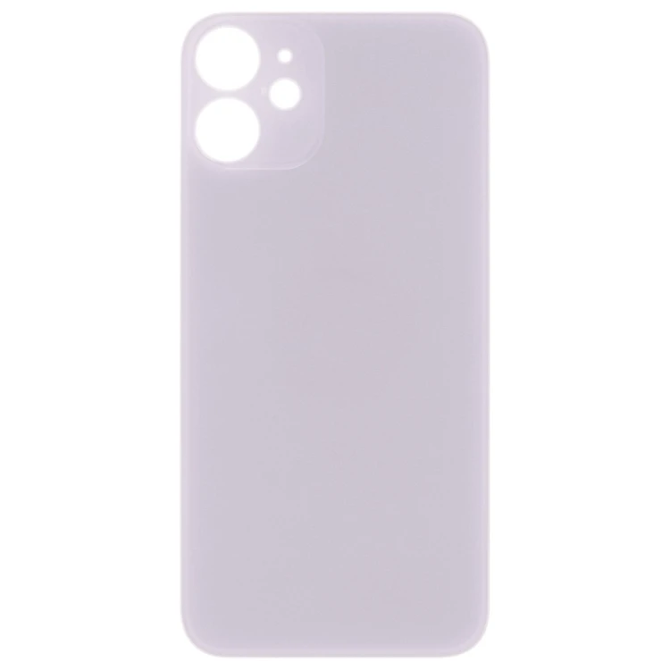 Задняя крышка для Apple iPhone 12 mini (белый) (с широким отверстием) (Premium)