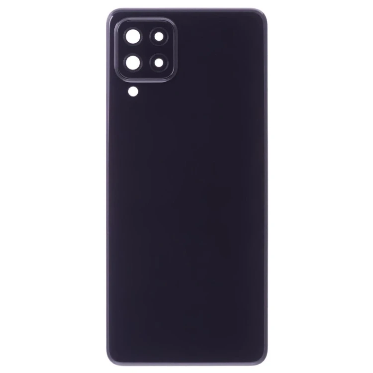 Задняя крышка для Samsung A225 Galaxy A22 (черный) (в сборе со стеклом камеры)