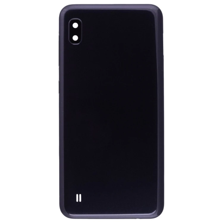 Задняя крышка для Samsung A105 Galaxy A10 (черный) (в сборе со стеклом камеры)