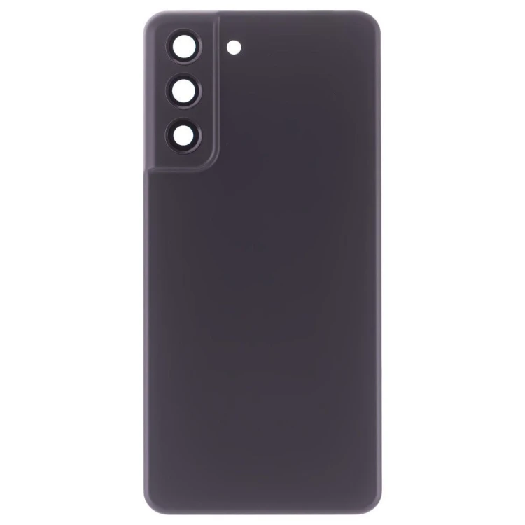 Задняя крышка для Samsung G990 Galaxy S21 FE (черный) (в сборе со стеклом камеры) (ORIG100)