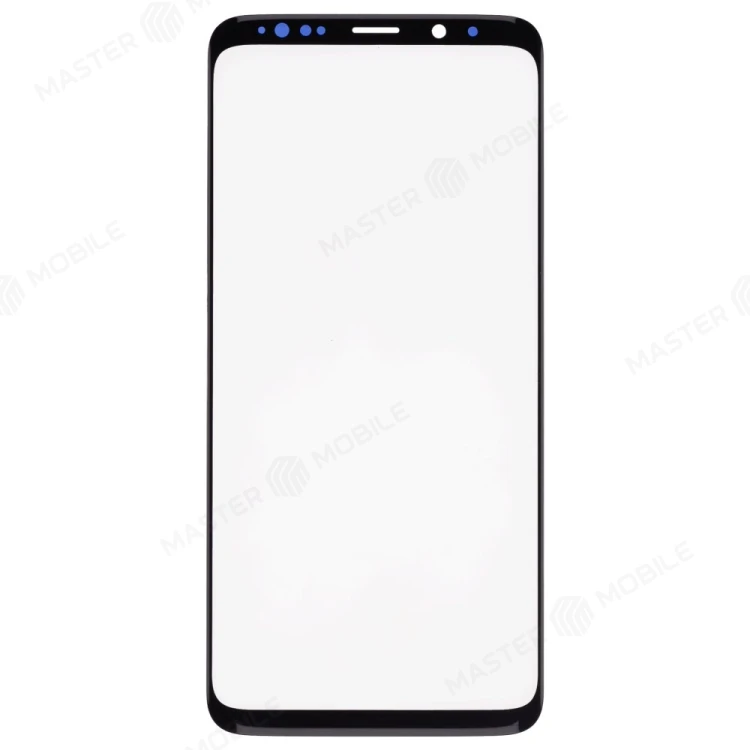 Стекло модуля для Samsung G965 Galaxy S9+ + OCA (черный)