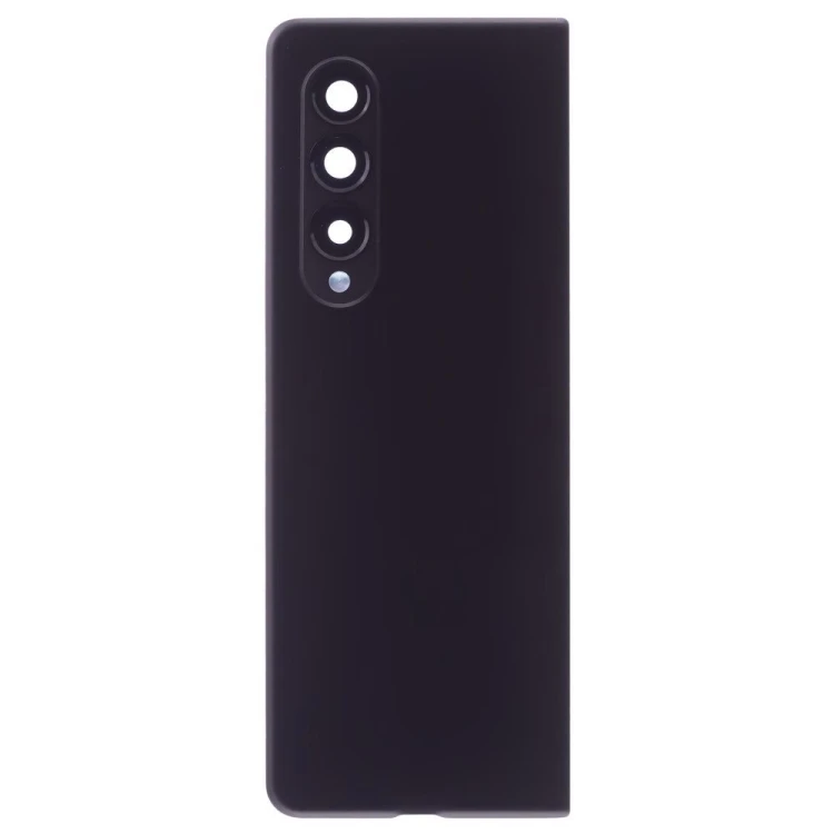 Задняя крышка для Samsung F926 Galaxy Z Fold 3 (черный) (в сборе со стеклом камеры)