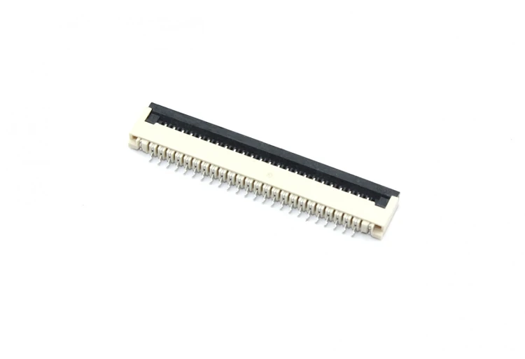 Разъем FPC Flip-Lock 1010-24RLGF 24 pin высота 1мм шаг 1мм