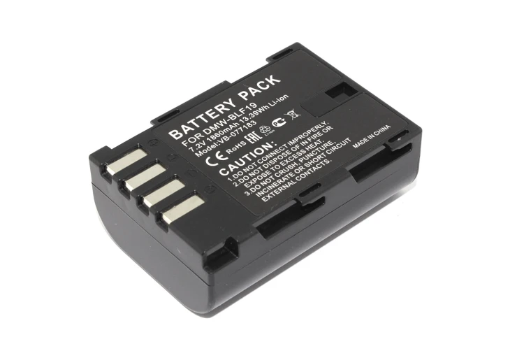 Аккумуляторная батарея для фотоаппарата Panasonic Lumix DMC (DMW-BLF19) 7.2V 1860mAh Li-ion