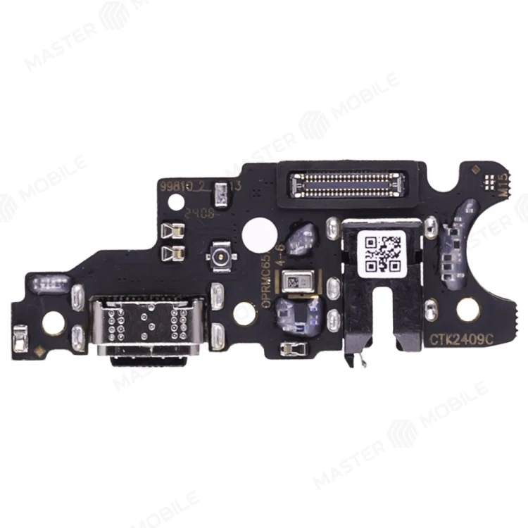 Нижняя плата для Realme C65 4G (RMX3910) с комп. + разъем зарядки + микрофон + разъем гарнитуры