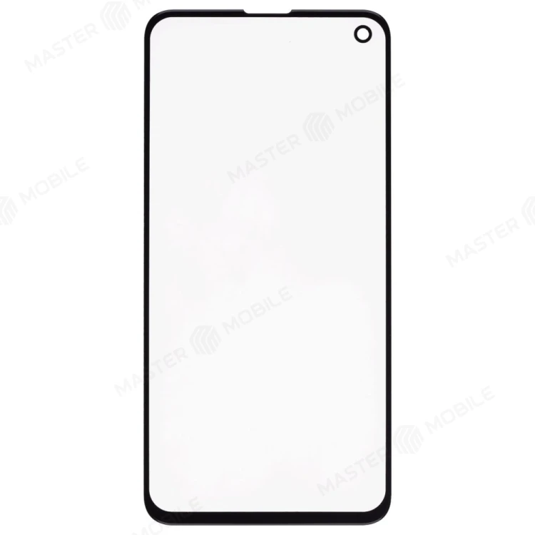 Стекло модуля для Samsung G970 Galaxy S10e + OCA (черный)