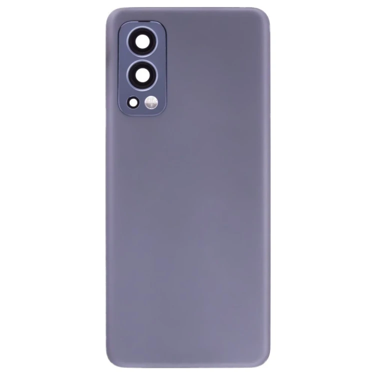 Задняя крышка для OnePlus Nord 2 5G (DN2103) (серый) (в сборе со стеклом камеры)
