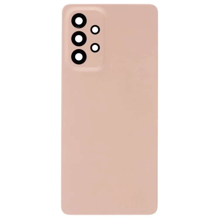 Задняя крышка для Samsung A536 Galaxy A53 5G (оранжевый) (в сборе со стеклом камеры)