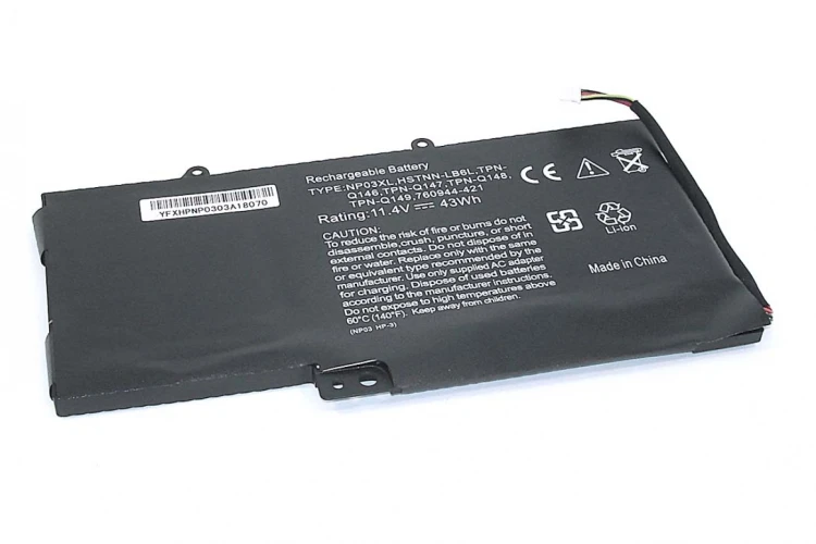 Аккумуляторная батарея для ноутбука HP Pavilion 13 x360 (NP03XL) 11.4V 3750mAh OEM