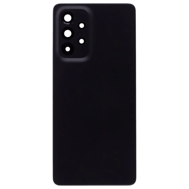Задняя крышка для Samsung A536 Galaxy A53 5G (черный) (в сборе со стеклом камеры)