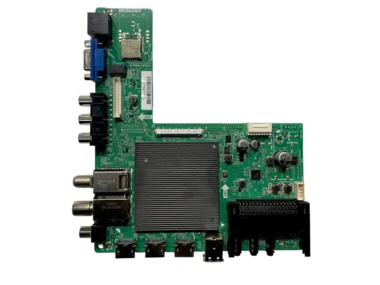 Плата T.SK706S.82, для телевизора Hartens HTY-65UHD06B-HA22 без разъема CNA1,CNA2,CN104,CN105